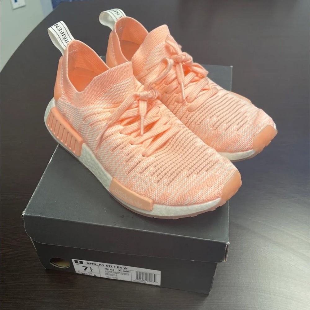 Adidas NMD_R1 STLT Primeknit Cleora Size 7.5